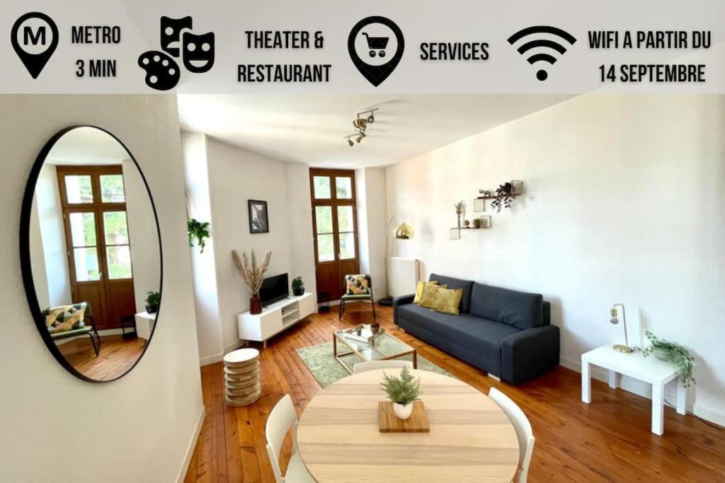 Le Riquet - 4 People - Hyper Center - Metro Appartement Toulouse